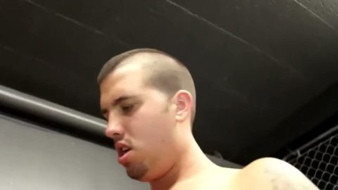 Handsome blonde boys love sperm fetish cum eating party