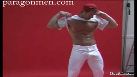 Vic Rocco Flexing and Posing In & Out Of Clothes And Then Jacking Off For Paragonmen.com