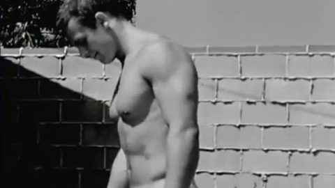 Phil Knight Doing Yardwork, Lifting Weights, Flexing and Posing, And Hosing Off Nearly Naked