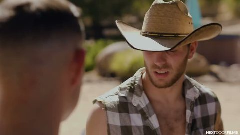 City Gay Boy Initiating Str8 Cowboy To The Beauty & Deep Pleasures Of Mansex