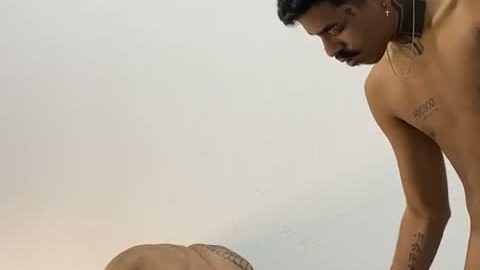 bald, big-assed, passive guy with a big dick
