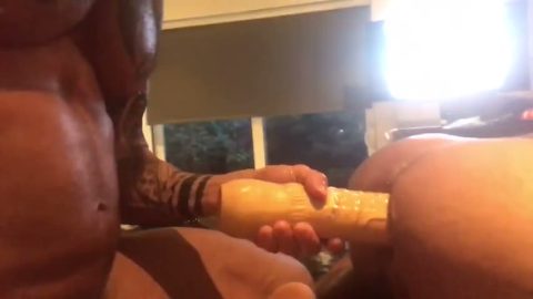 Vic Rocco Fucking Jon Galt With His Cock, A Peg, And A Dildo