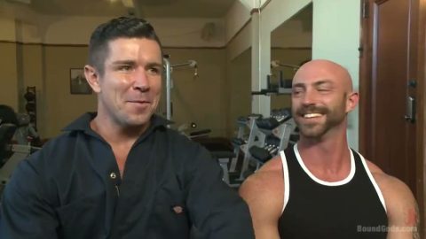 Trenton Ducati W/ Another Guy Doing A BDSM Workout
