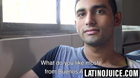 Straight Latino gets bred and covered for cash