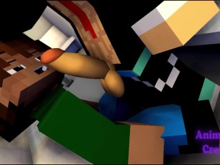 A Tasty Dick In Metro – Minecraft Gay Sex