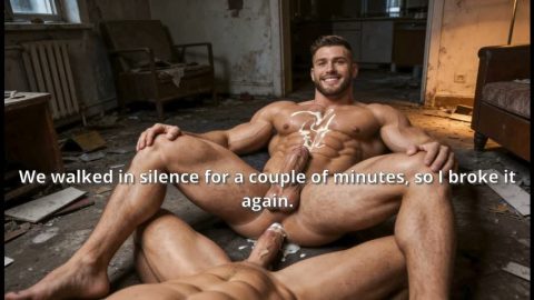 Lucky trip to the supermarket – Gay Porn Audio Story (AI Pics)