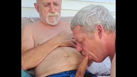 Dads friend filmed us sucking cock