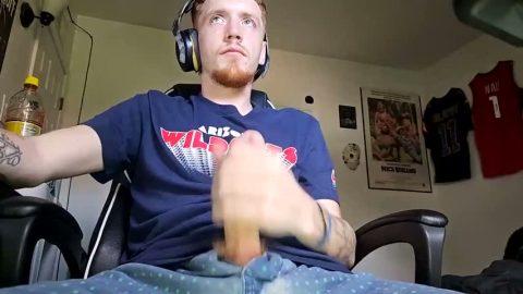 Redhead cock out shorts jerk