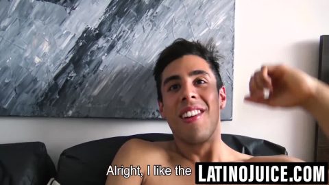 Straight Latino drilled deep for cash and cums